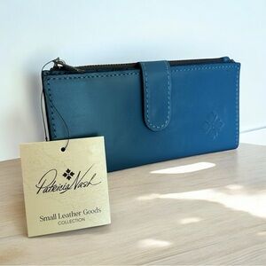 Patricia Nash Blue Leather Nazari Wallet